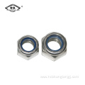 factory sales zinc plated nylon lock nuts